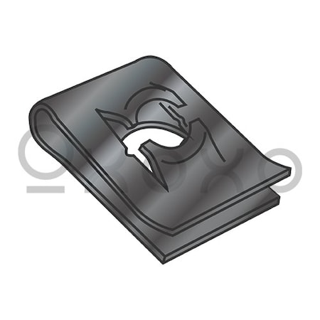 Oxoxo C8117-1024-4 Type U Spring Nut Black Phosphate, 2000PK 215299