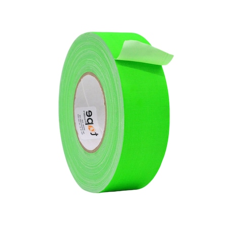 Wod Tape GTC12F Gaffer Tape Fluorescent Green 2 in. X 60 ft., 24PK WOD GTC12F-02000-24-60-FGR