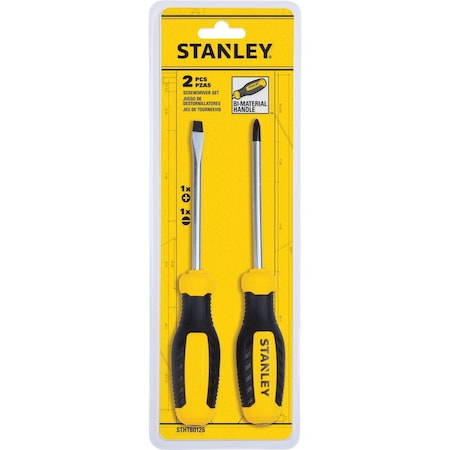 Stanley Slotted & Phillips Screwdriver Set, 2-Piece STHT60126