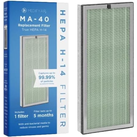 Medify Air MA40R1 H14 True HEPA 999 Particle Removal MA-40UR-1