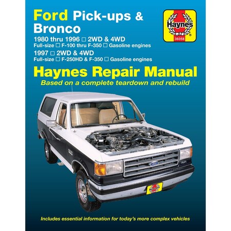 Haynes Manuals FORD PICK-UP & BRONCO 80-96 36058