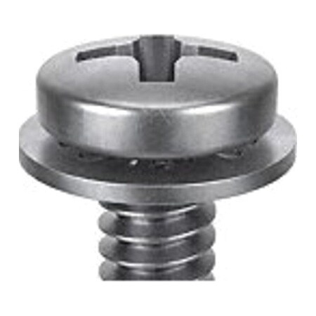#4-40 x 3/4 in Phillips Pan Machine Screw, Passivated 18-8 Stainless Steel, 25 PK