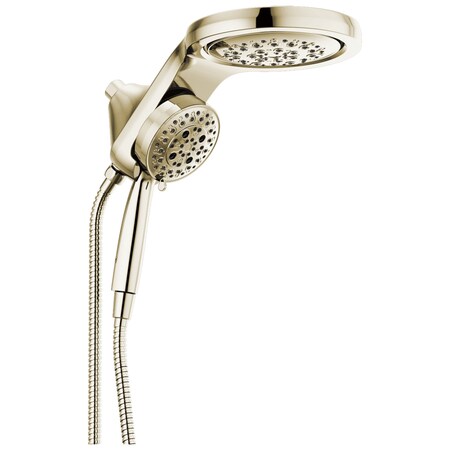 Delta Universal Showering Components HydroRain H2OKinetic 5-Setting Two-in-One Shower Head 58680-PN25