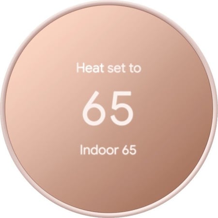 Google Nest Nest Smart Programmable Wi-Fi Thermostat Sand GA02082-US