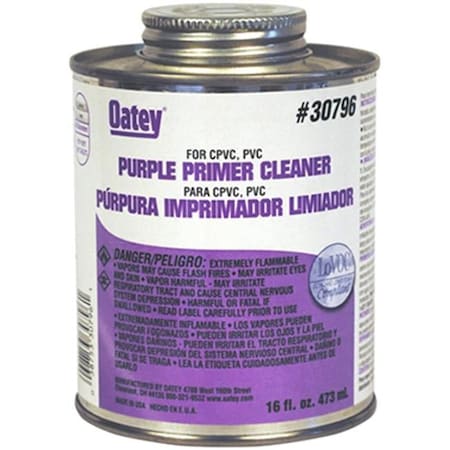 Oatey 16 oz All Purpose Purple Primer Cleaner 30796