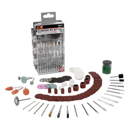 Performance Tool 89 pc. Rotary Tool Kit, Cut Grind Sand Polish Sharpen W9042