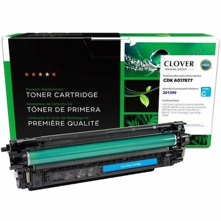 Cig Clover Imaging Remanufactured High Yield Cyan Toner Cartridge for CDK 6017877 201399