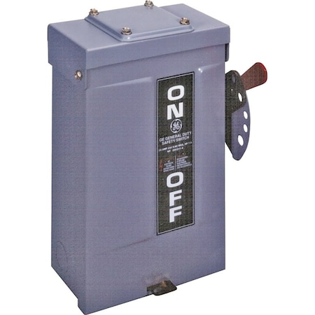 Ge Industrial Solutions Safety Switch, 2 Pole, 30 A, 240 V TG3221R