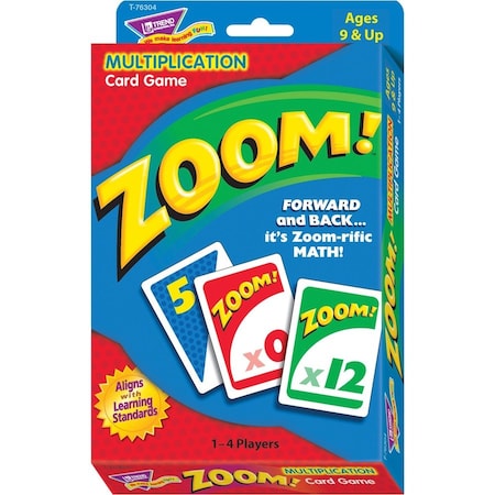 Trend Enterprises Zoom Math Card Game, Ages 9 and Up T76304