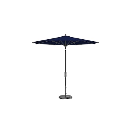 Treasure Garden 9 ft Patio Umbella, aluminum, fiberglass ribs, outdoor, Navy UM840-09 5439 Navy