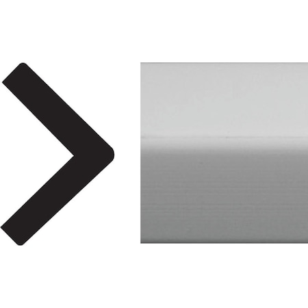 Royal 9/16''x7/8''x8 ' Wht PVC Outside Corner Molding 5074922