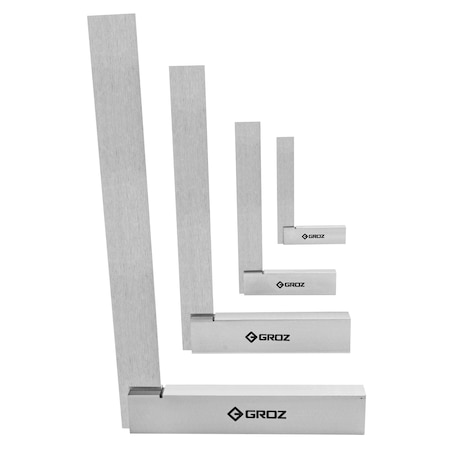 Groz Machinist Square, Precision Set, 4 pcs. 01111