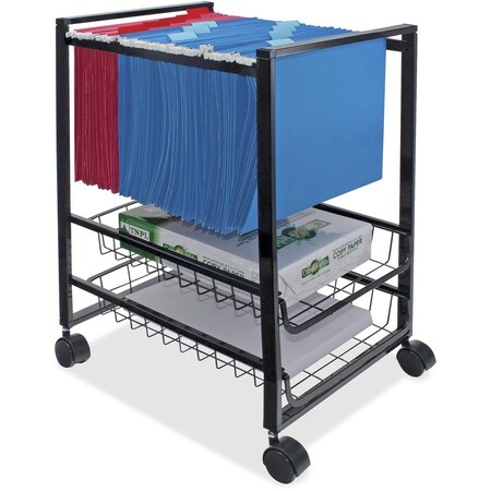 Advantus Mobile File Cart, Black AVT34075