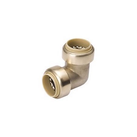 B&K Proline Push to Connect 1 in. PTC X 1 in. D PTC Brass 90 Degree Elbow 6631-005