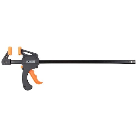 Vulcan Bar Clamp, 18 in Max Opening Size, 2-1/2 in D Throat, Nylon Body JL-QBC-218