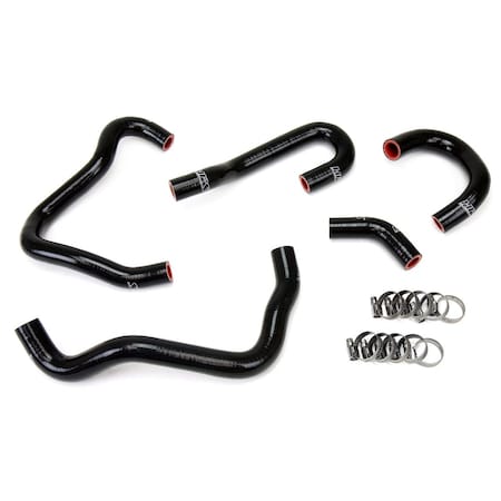Hps Performance High Temp Reinforced Silicone Heater Coolant Hose Kit, Black, 57-1414-BLK