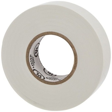 Warriorwrap Electrical Tape, Vinyl, 7 mil, White WW-716-WT
