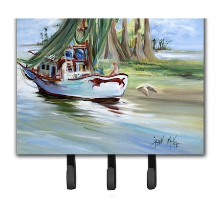 Carolines Treasures Jeannie Shrimp Boat Leash and Key Holder JMK1060TH68