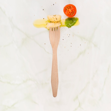 Smarty Had A Party Natural Birch Eco-Friendly Disposable Dinner Forks (600 Forks), 600PK 4661FK-CASE