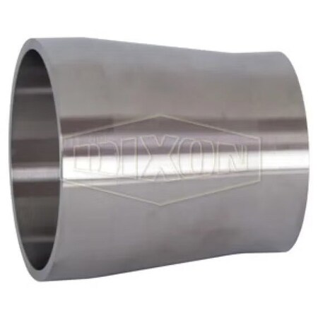 Dixon Weld Adapter, 2 in, Tube Weld x SCH 10S Weld Adapter, 316L SS, Domestic B19WX-R200