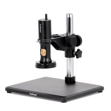 Amscope DM756 1080p Wi-Fi/USB All-in-One Digital Microscope 0.7X-11.2X w/Zoom Optics on Table Stand DM756W2D-TS