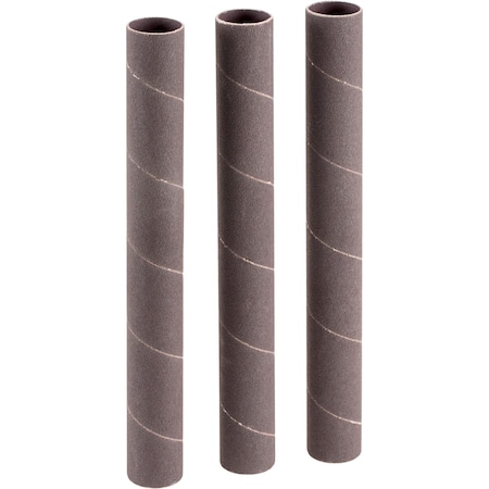 Woodstock 1" Dia. x 9" A/O Hard Sanding Sleeve, 120 Grit, 3PK D1458