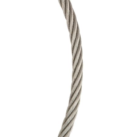 Koch Industries Koch 016162 Aircraft Cable, 840 lb Working Load Limit, 250 ft L, 3/16 in Dia, Stainless Steel 16162