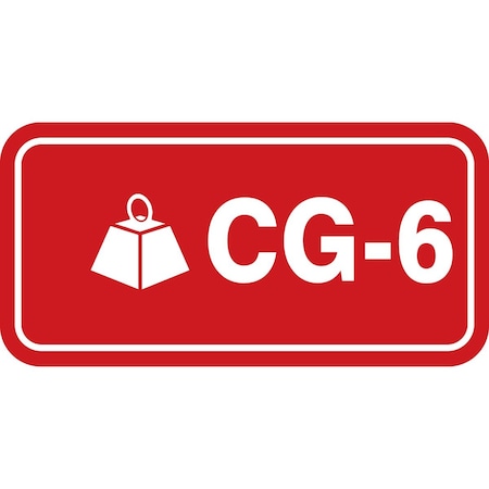 Accuform Energy Source ID Tag, CG-6, 1.5inx3in, Adhesive Dura-Poly, 5PK TDF106XVM
