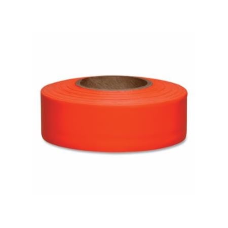 Presco Taffeta Flagging Tape, 1-3/16 in x 150 ft, Orange, 12PK 764-TFOG