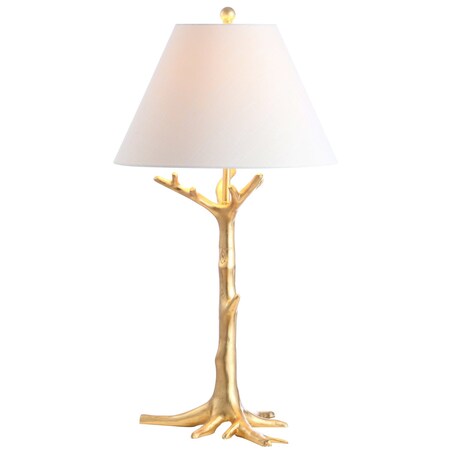 Jonathan Y Galen 33.5" Resin LED Table Lamp, Gold JYL3069A