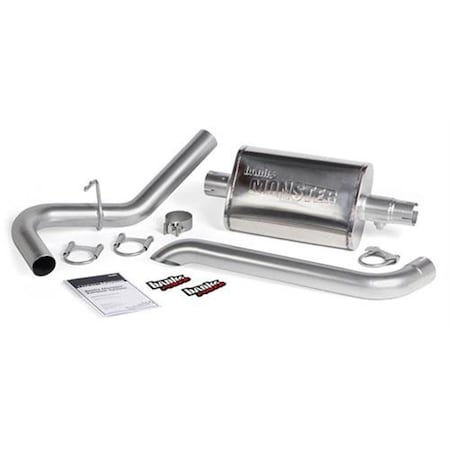 Banks Power Banks Monster Exhaust System, 19872001 Jeep 4.0L Cherokee GBE51360