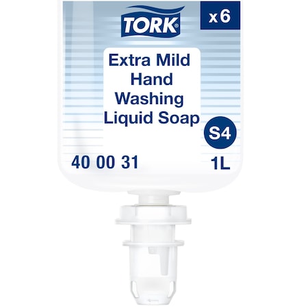 Tork Hand Soap, 1,000 mL, Clear, PK6 400031