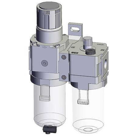 Smc Filter, Regulator, Lubricator, 1/4"NPT AC30A-N02-Z-D