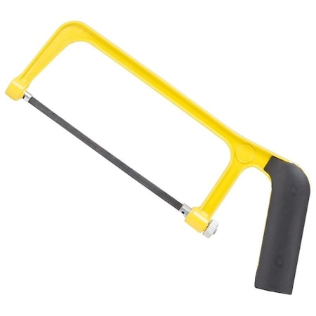 Vulcan Mini Hacksaw, 6 in L Blade, 24 TPI, Steel Blade, 2-1/4 in D Throat, Steel Frame, Comfort Grip Handle JL52063