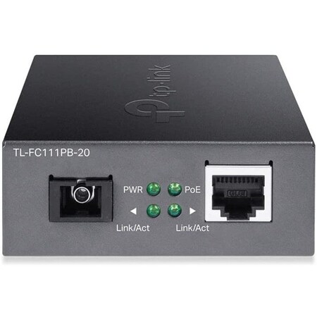 Tp-Link 10/100MBPS WDM MEDIA CONVERTER WITH 1-PORT POE TL-FC111PB-20