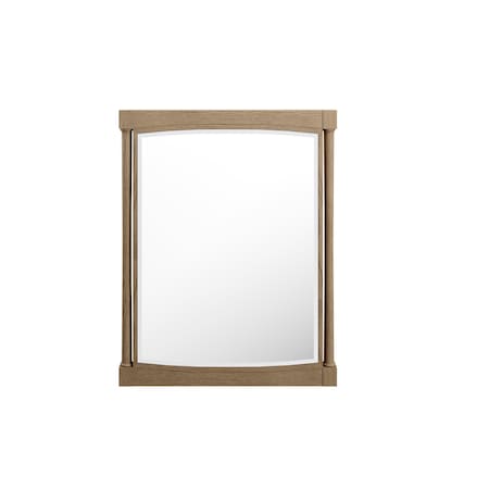 James Martin Vanities Kinnsden 30" Mirror, Weathered Oak D680-M30-WTO