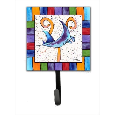 Carolines Treasures Beach and Seafood Leash Holder Or Key Hook 8448-YSH4