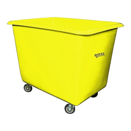 Royal Basket Trucks Poly Truck Metal Base, 40" L, Yellow G10-YLX-PGA-4UNN