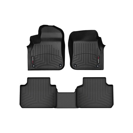 Weathertech Black, Front and Rear Floorliners 441488-1-3