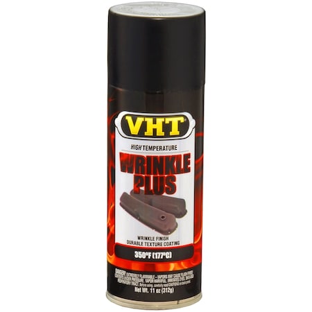 Vht Paint VHT Wrinkle Plus Heat Resistant To 350 Degrees Fahrenheit; Textured Black; Aerosol Spray SP201