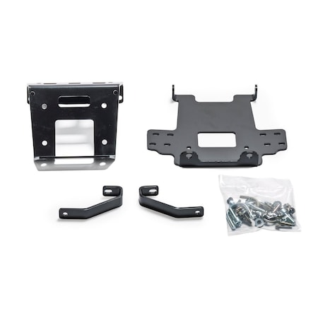 Warn Fits Winch To ATV, Frame Mount, Black, With Mounting Hardware 111500