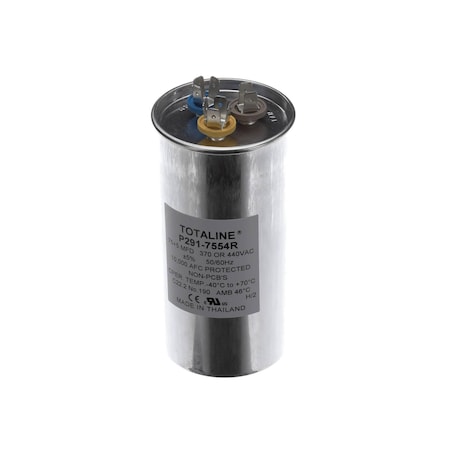 Carrier DUAL CAPAC 75/5 MFD 440V ROUND P291-7554R