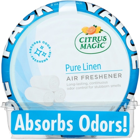 Citrus Magic 8 Oz. Linen Solid Air Freshener, 2-Pak 616472586