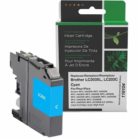 Clover Imaging Group Imaging Remanufactured High Yield Cyan Ink Cartridge 118104