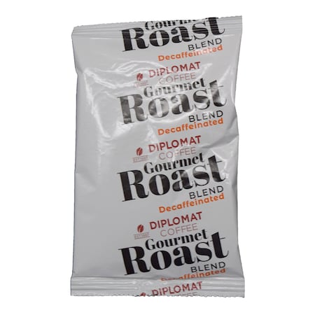 Diplomat Coffee Gourmet Roast DECAF Fractional Pack. Dark 2.5oz  42cs, 42PK C-LC-GR2.5-42D