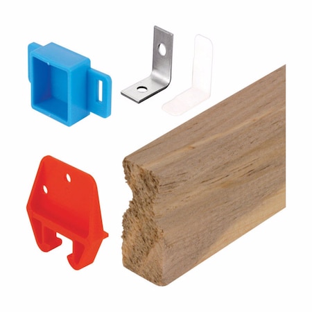 Prime-Line Prime-Line Plastic Center Guide Track Replacement Set 1 pk R 7144