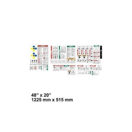 Genie REPLACEMENT DECAL KIT, SAFETY/INSTRUCTION 44748GT