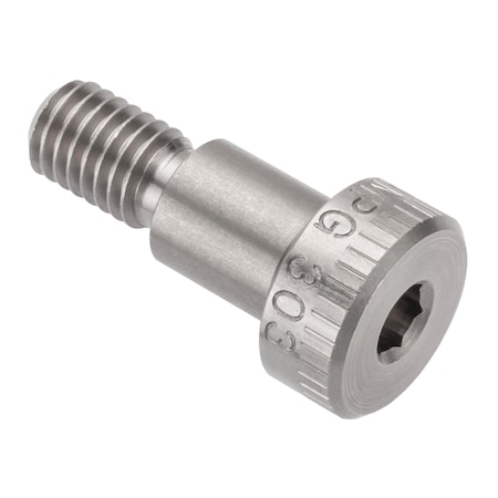 Ampg Shoulder Screw, 18-8 SS, M8x1.25mm, 12mm L, 5g6g Thr Sz, 13mm Thr Lg, 12mm Shoulder Lg STR601M10X12