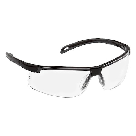 Pyramex Sustainable Ever-Lite(R), Safety Glasses, H2MAX Anti-Fog, Clear Lens, Black Frame, Half-Frame ESB8610DTMBCB