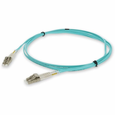 Add-On ADDON 0.5M LC TO LC AQUA OM3 DUPLEX OFNR (RISER-RATED) FIBER PATCH CABLE ADD-LC-LC-0-5M5OM3